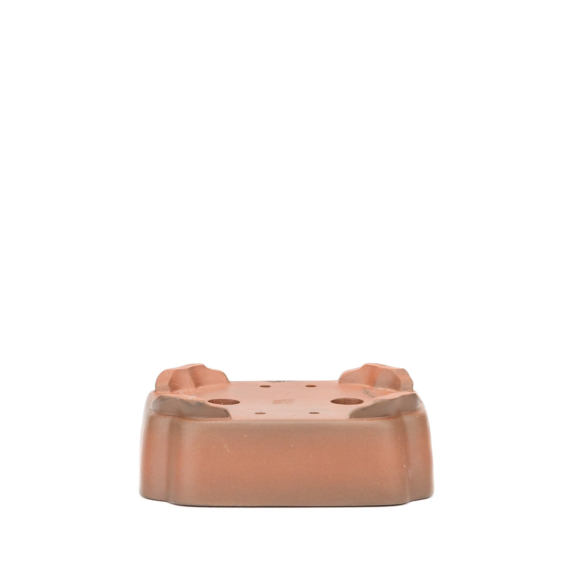 Pot à bonsaï Yixing non émaillé, crabe mokko, 13 cm