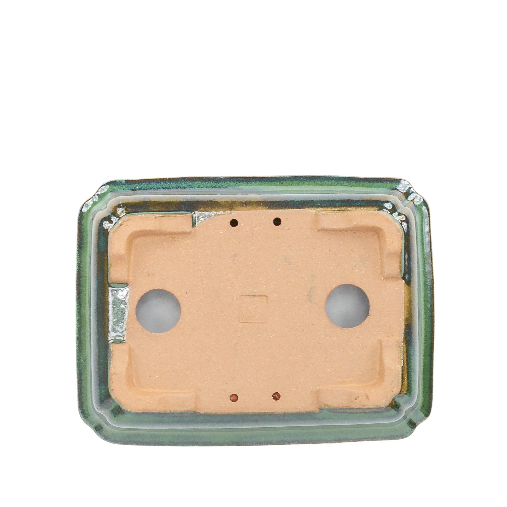 Pot à bonsaï mokko vert 17 cm