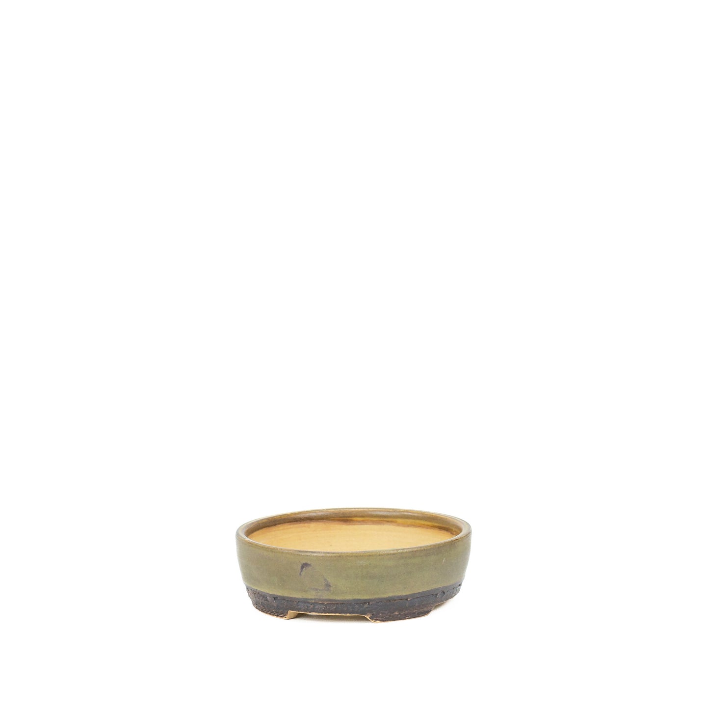 Bonsai pot bruin mat rond 13cm