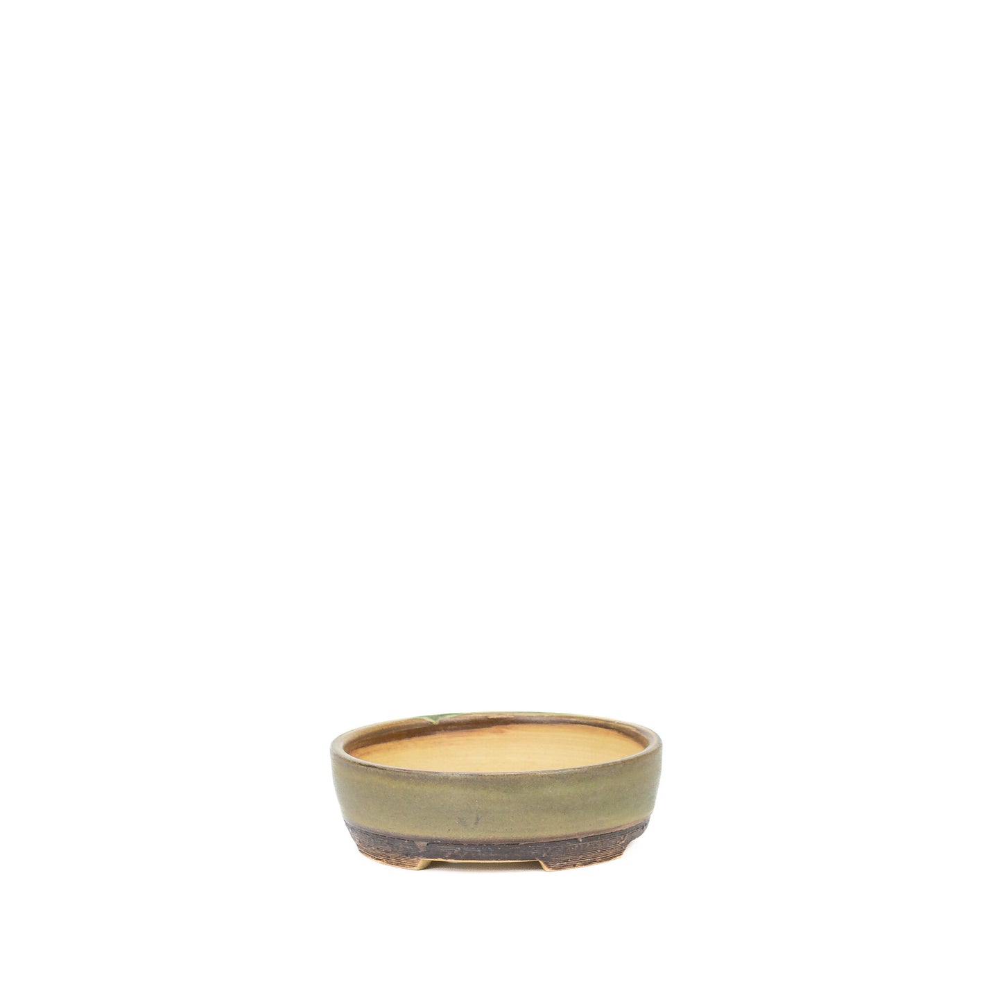 Bonsai pot bruin mat rond 13cm