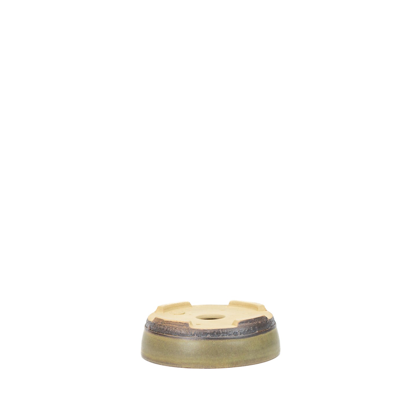 Bonsai pot bruin mat rond 13cm