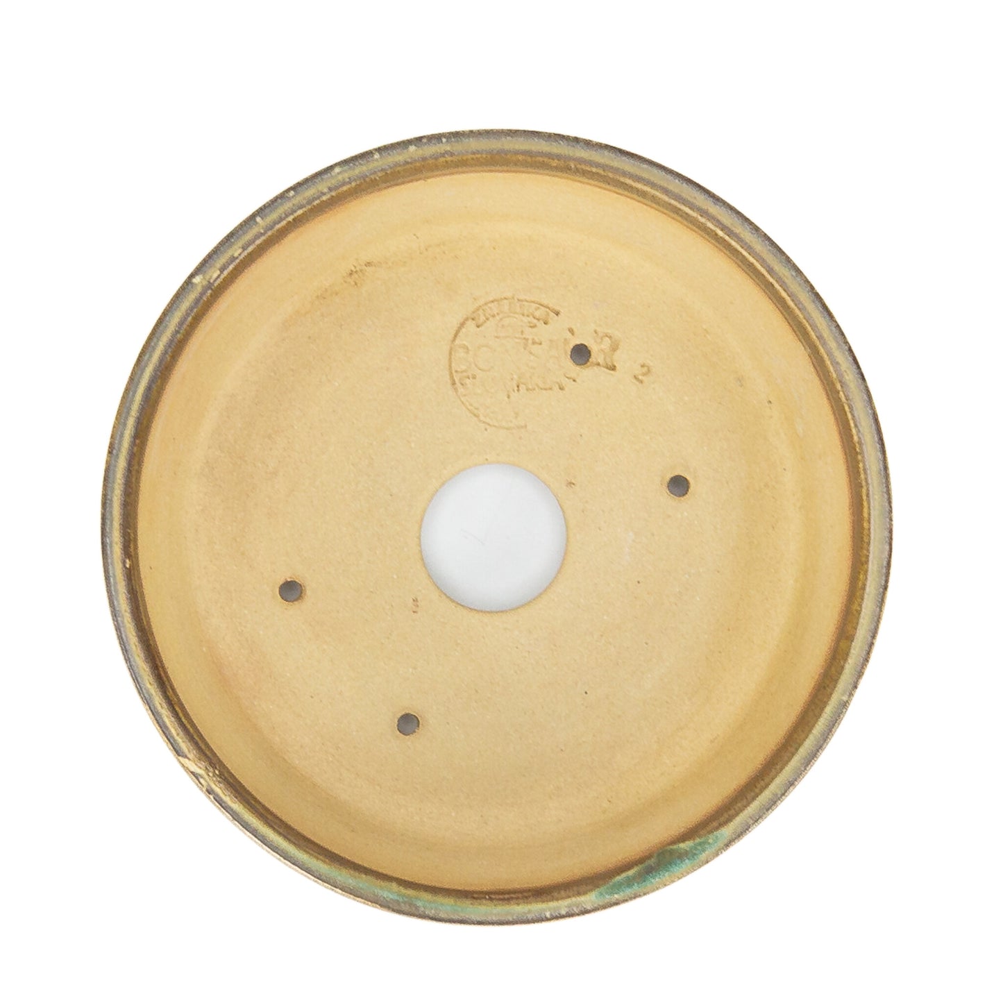 Pot à bonsaï rond en natte marron de 13 cm