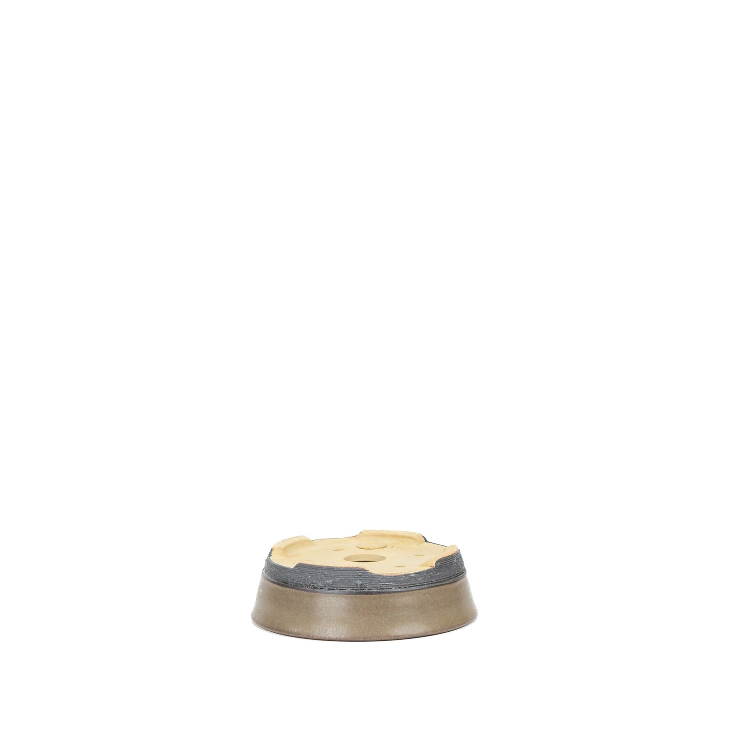 Bonsai pot bruin mat rond 11.3cm
