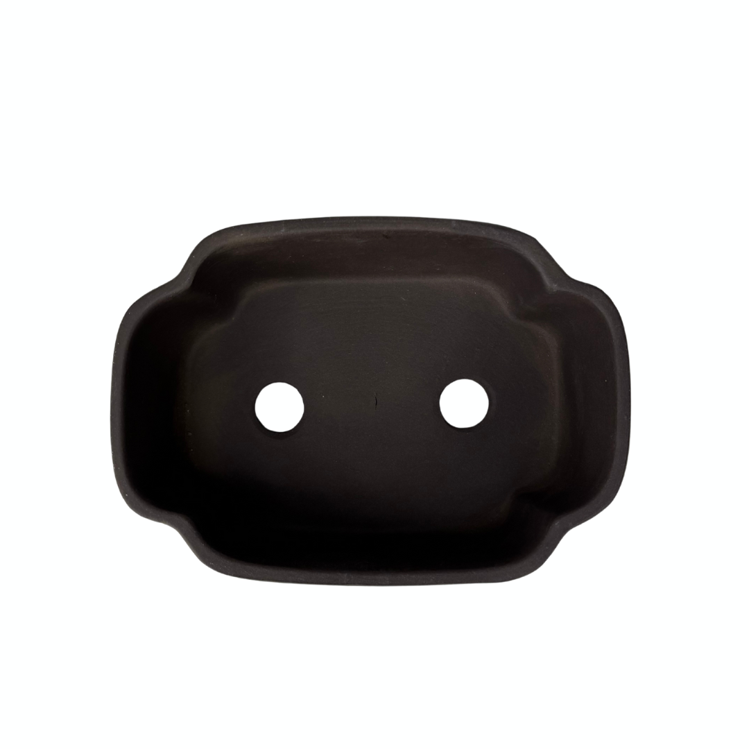 Bonsai pot ongeglazuurd mokko 21cm