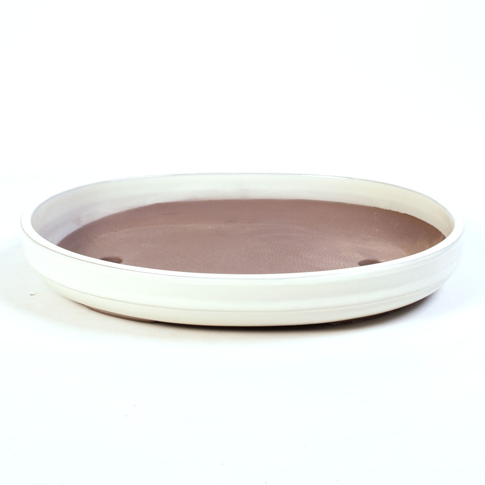 Bonsaischaal creme ovaal 40,5cm