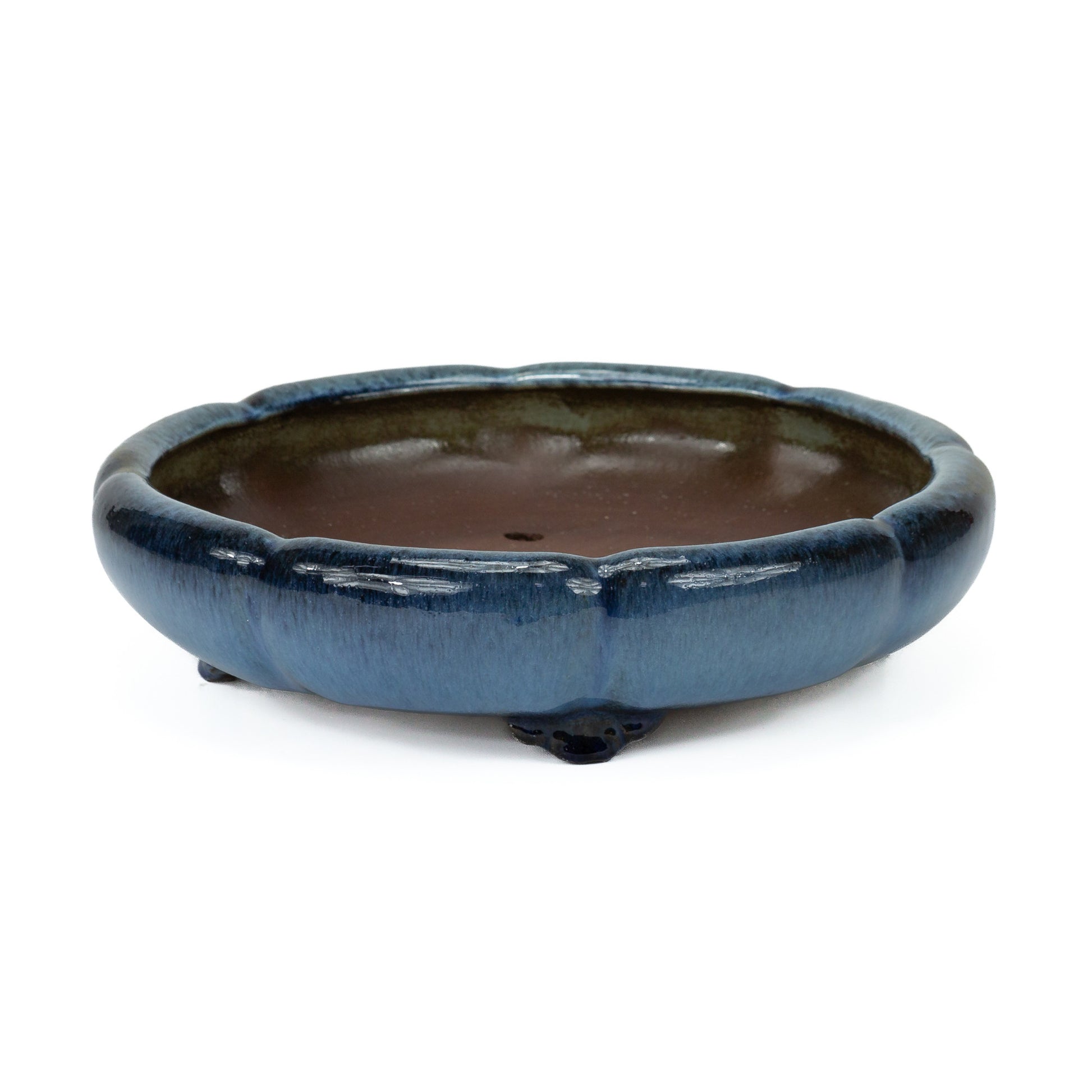 Pot à bonsaï lotus bleu 30 cm