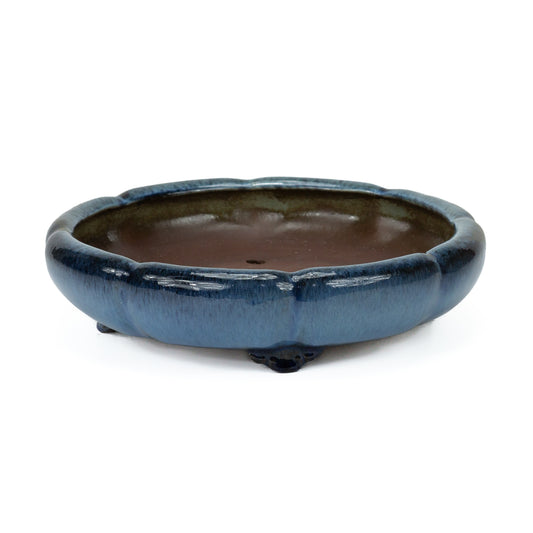 Pot à bonsaï lotus bleu 30 cm