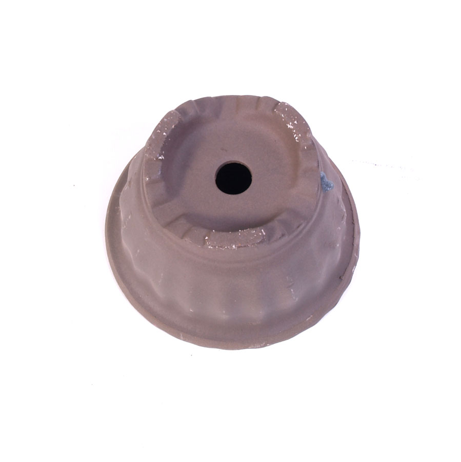 Pot à bonsaï brun rond 13 cm