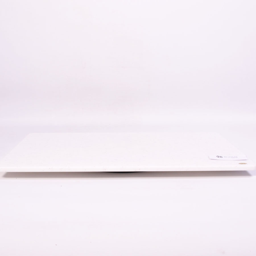 Plateau tournant composite d'extérieur blanc rectangulaire 50 cm