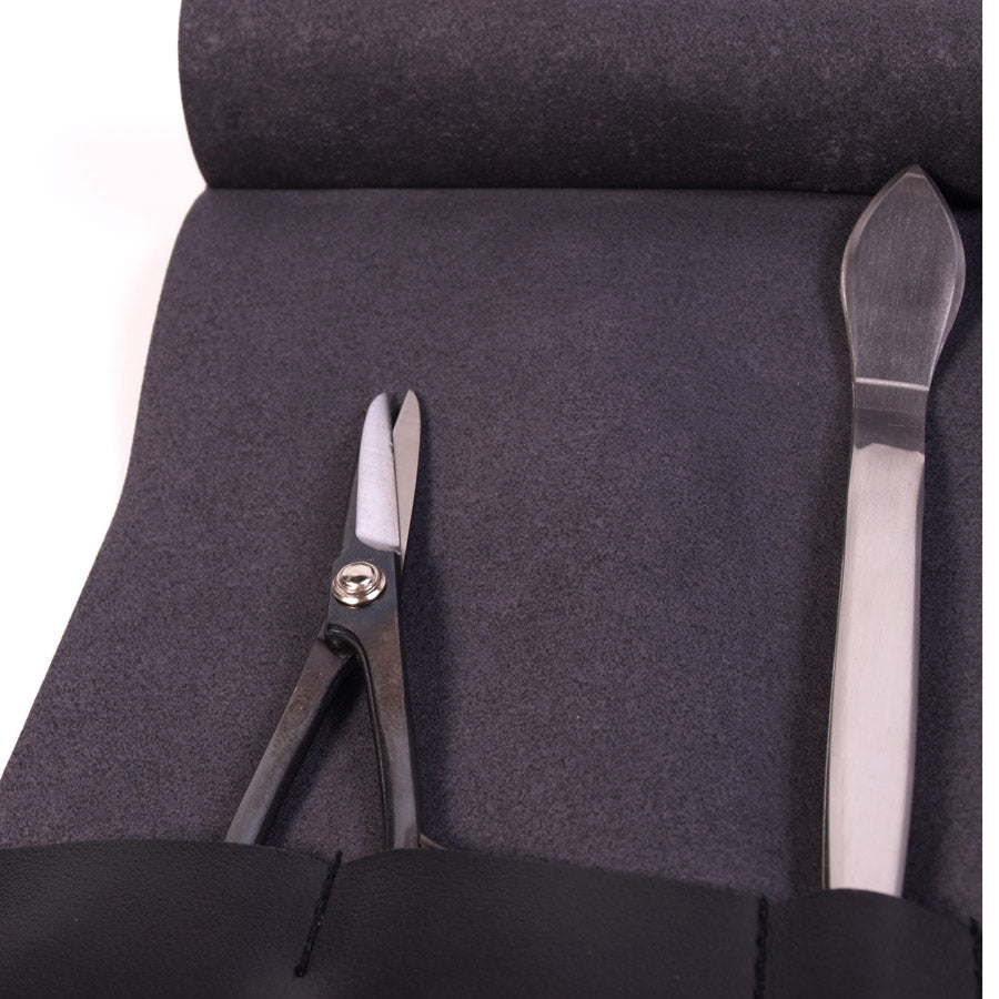 Set d'outils 6 pièces, acier au carbone japonais de qualité supérieure dans une trousse à rouleau