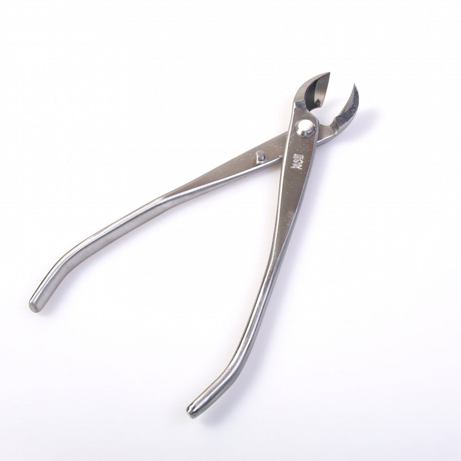 Pince concave double ronde 210 mm en acier inoxydable