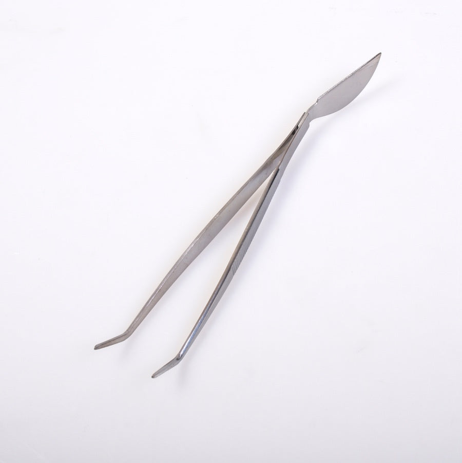 Combinaison pince et spatule en acier inoxydable, 205 mm