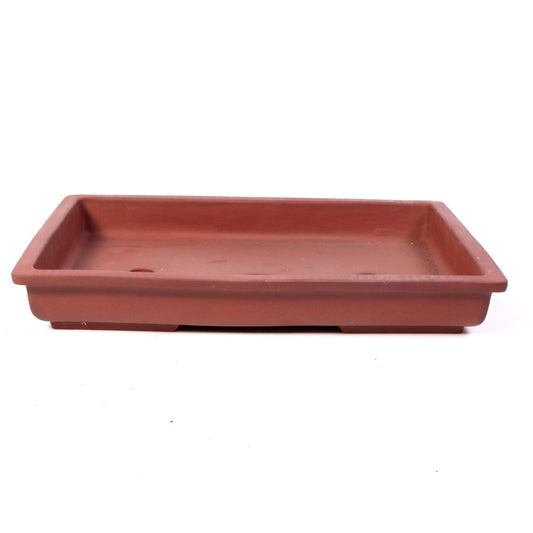 Rectangulaire rouge-brun non émaillé 40 x 30 x 6 cm