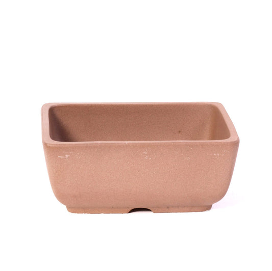 Pot à bonsaï brun rectangulaire 17 cm