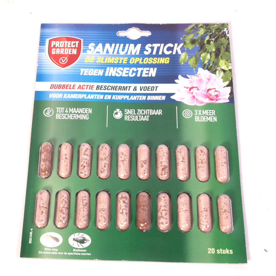 Sanium Stick tegen insecten voor kamerplanten