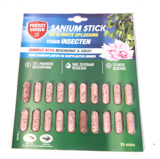 Sanium Stick tegen insecten voor kamerplanten