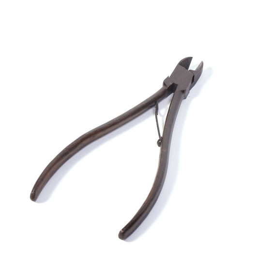 Pince concave petite avec embout presque droit, qualité supérieure japonaise acier carbone 180 mm