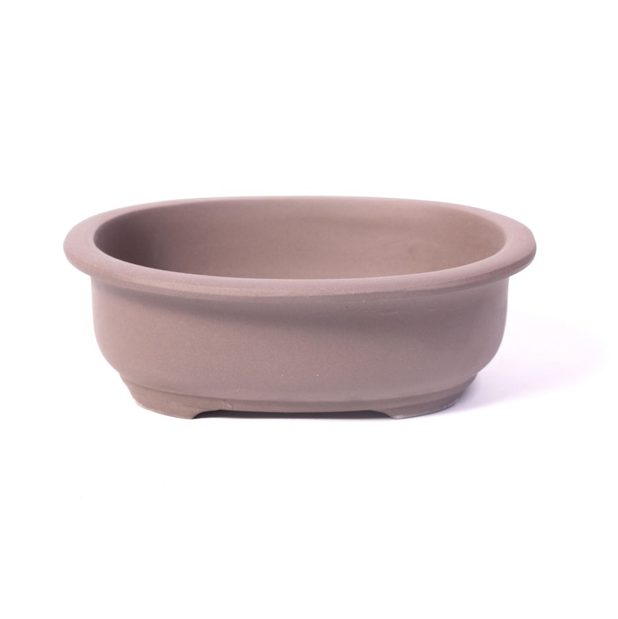 Pot à bonsaï ovale brun 20,5 cm