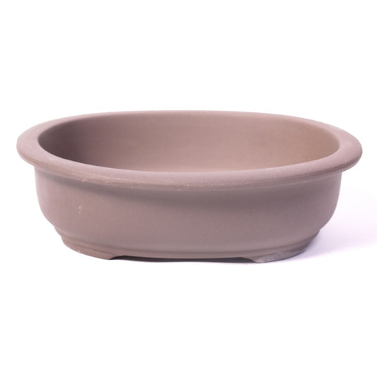 Pot à bonsaï ovale brun 24,5 cm
