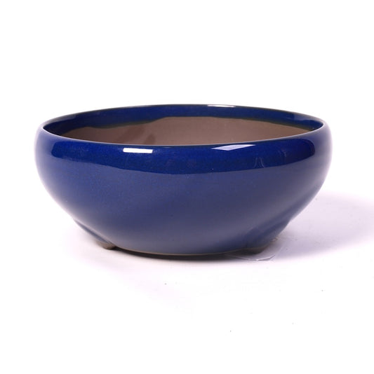 Bac à bonsaï bleu rond 19 cm