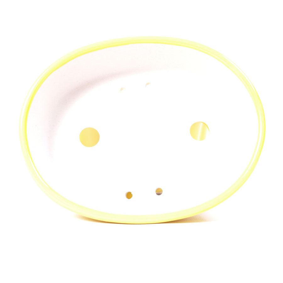 Bac à bonsaï ovale jaune 15 cm