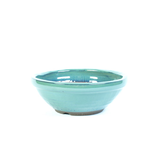 Pot à bonsaï vert rond 20 cm