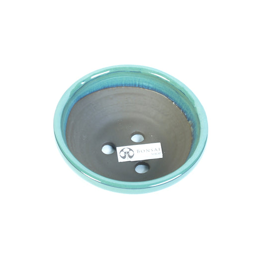 Pot à bonsaï vert rond 20 cm