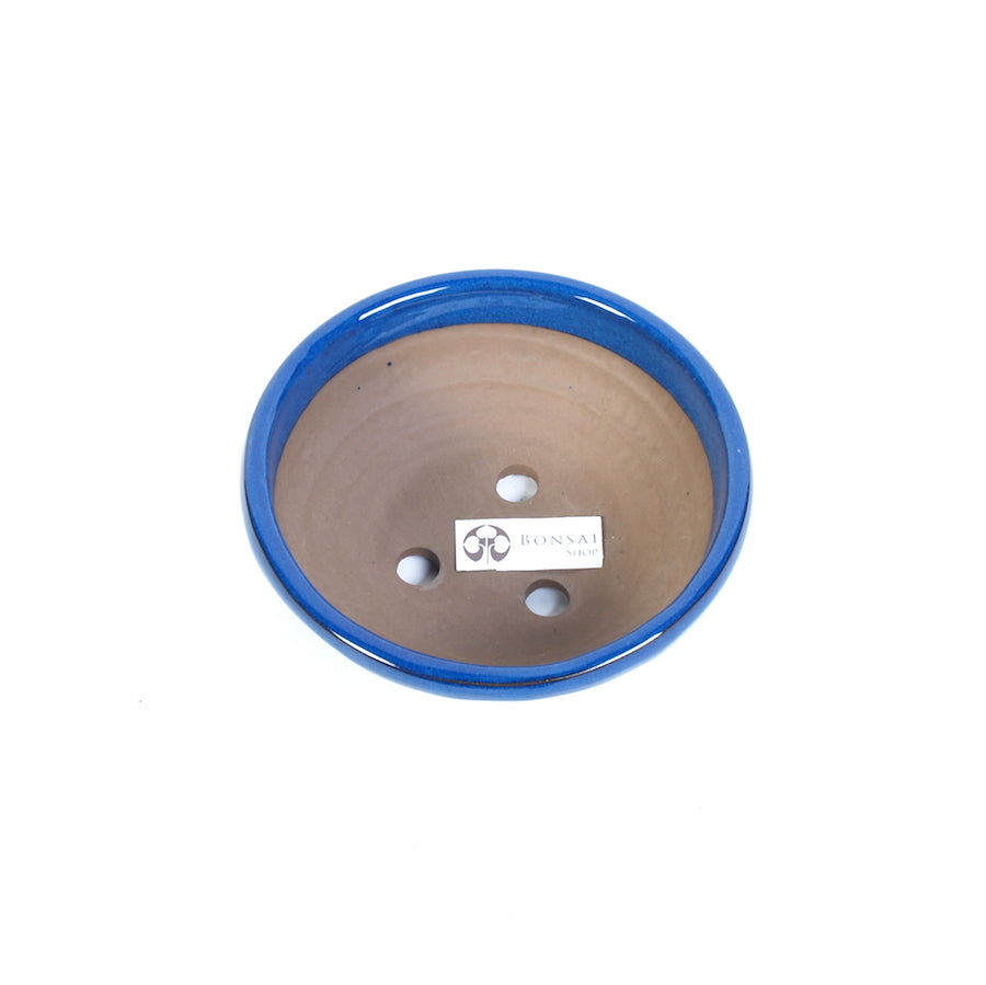 Bac à bonsaï bleu rond 20 cm