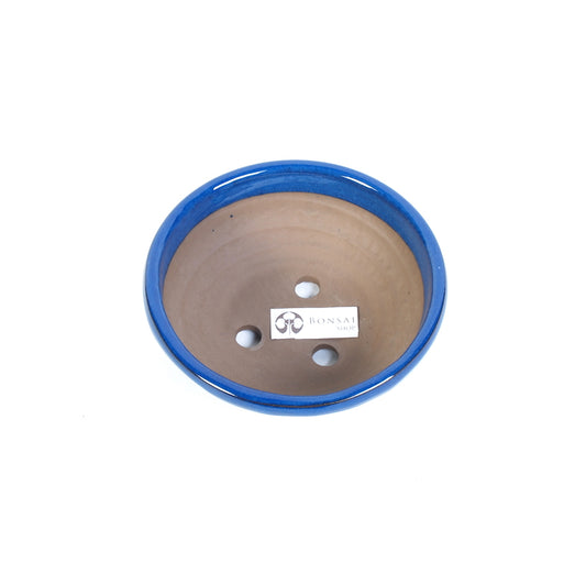 Bac à bonsaï bleu rond 20 cm