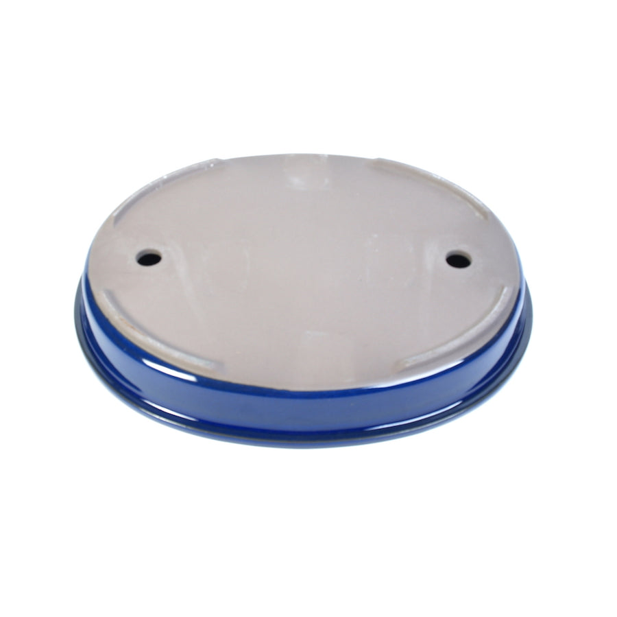 Bac à bonsaï bleu ovale 45 cm