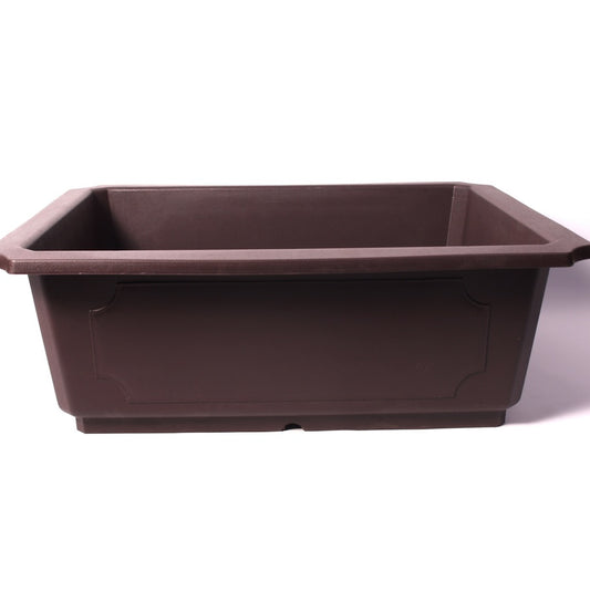 Plateau d'entraînement rectangulaire marron 70 cm